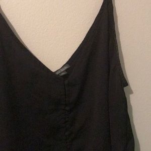 Black flowy tank top